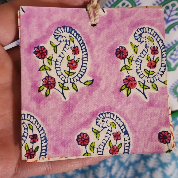 SZ Blickprints Blue and White Patterned Dress - Picture 4 of 9